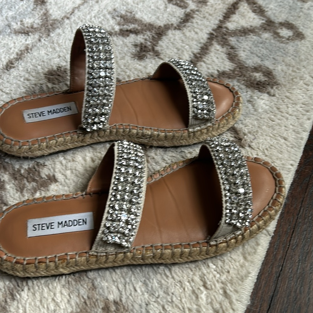Steve Madden Rhinestone Sandals - Picture 4 of 4